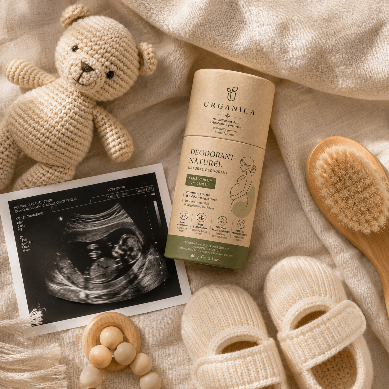 Déodorant naturel sans parfum — Femme enceinte & peaux sensibles
