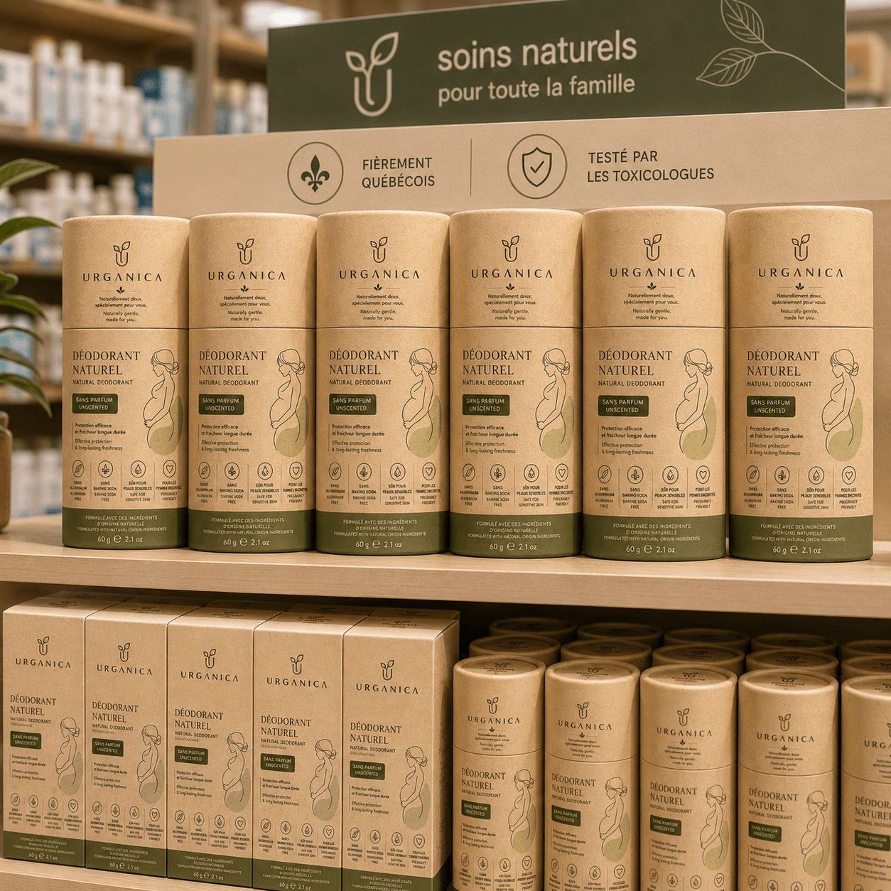 Déodorant naturel sans parfum — Femme enceinte & peaux sensibles